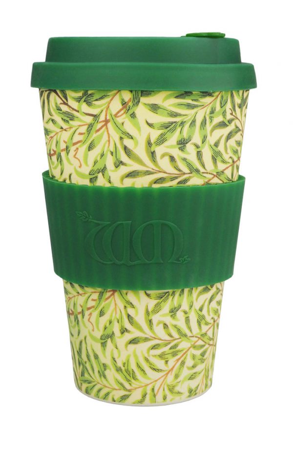 Leaves with green silicone 14 oz William Morris Cup